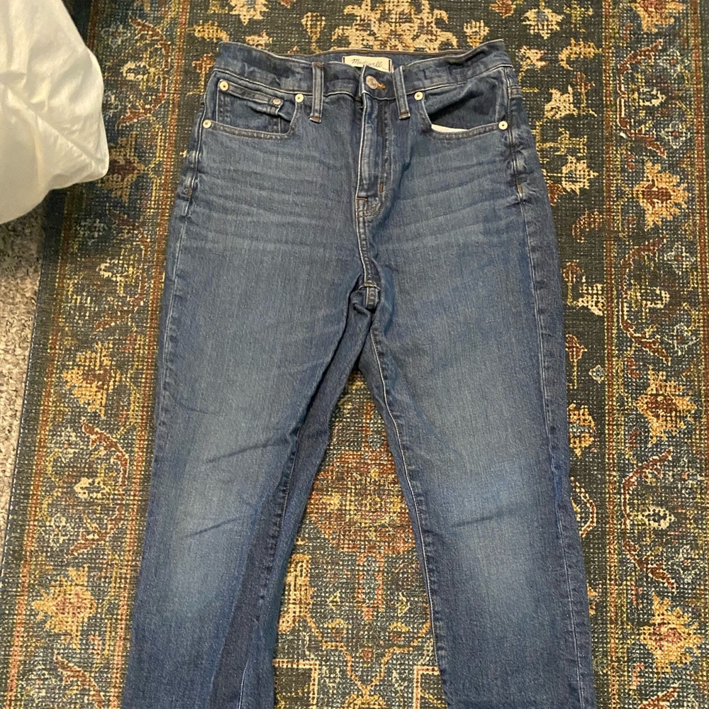 Madewell High Rise Slim Boyfriend Jeans